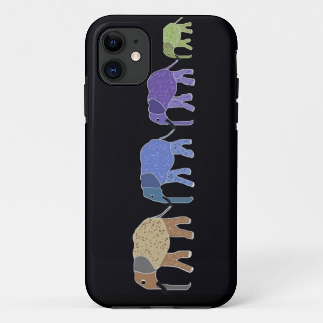Capa Para iPhone Da Case-Mate Caso de IPhone 5 dos elefantes africanos (Verso)