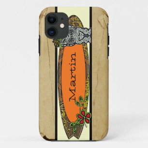 Capa Para iPhone Da Case-Mate Caso de iphone tropical com pranchas de surf de ti