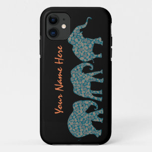 Capa Para iPhone Da Case-Mate Caso de Linha Personalizada de Elefantes de Paisle