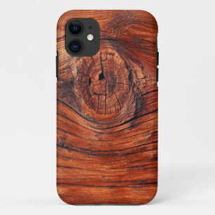 Capa Para iPhone Da Case-Mate Caso de madeira do iPhone 5 da textura do nó