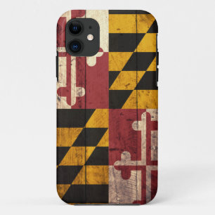 Capa Para iPhone Da Case-Mate Caso de madeira velho do iPhone 5 da bandeira de