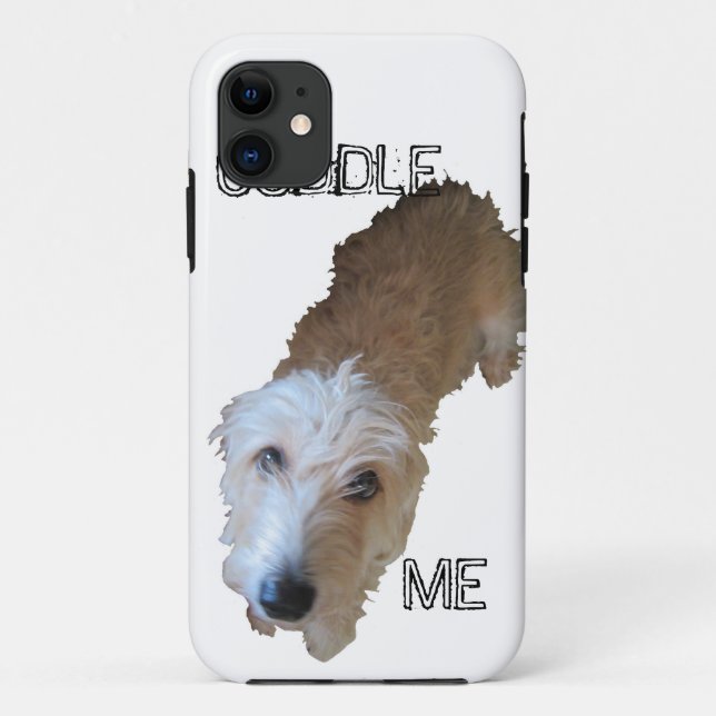 Capa Para iPhone Da Case-Mate Caso do Cachorro "CUDLE ME" iPhone 5 (Verso)