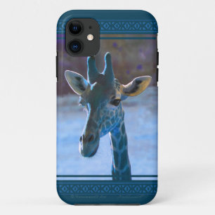 Capa Para iPhone Da Case-Mate Caso do iPhone5 Blue Giraffe