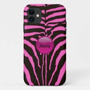 Capa Para iPhone Da Case-Mate Caso do iPhone5 Zebra Rosa
