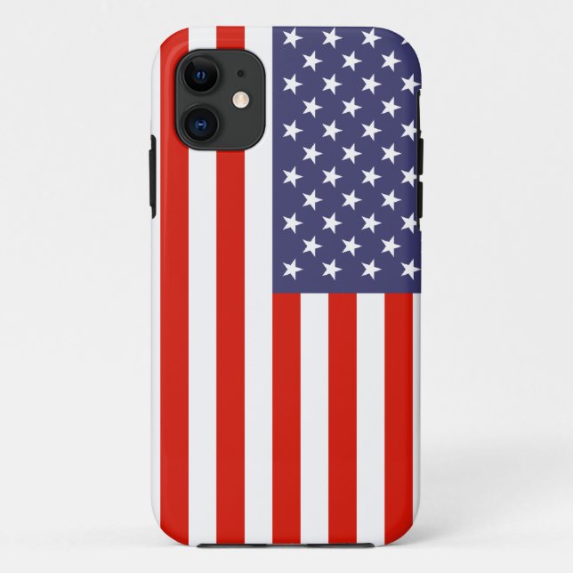 Capa Para iPhone Da Case-Mate Caso do iPhone 11 com bandeira americana (Verso)