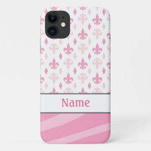 Capa Para iPhone Da Case-Mate Caso do iPhone 4/4S da zebra da flor de lis