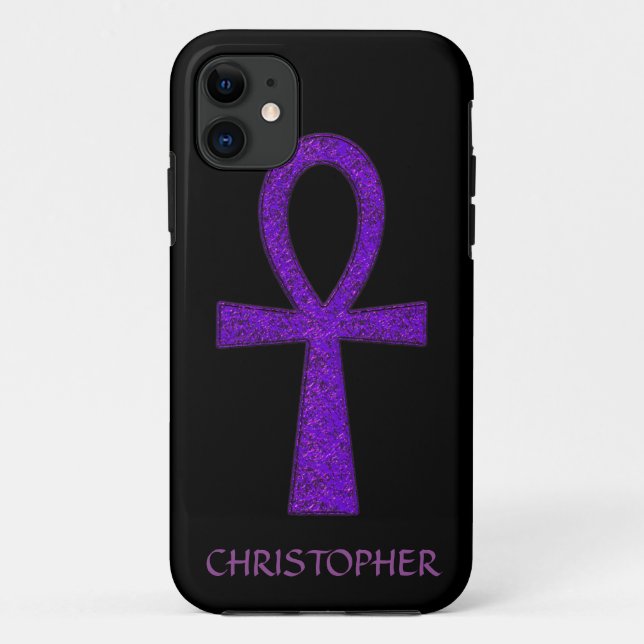 Capa Para iPhone Da Case-Mate Caso do iPhone 5 Ankh Roxo (Verso)