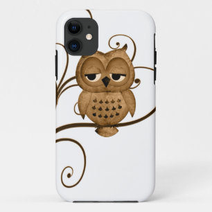 Capa Para iPhone Da Case-Mate Caso do iPhone 5 da coruja da árvore de Brown