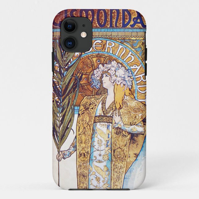 Capa Para iPhone Da Case-Mate Caso do iPhone 5 de Alphonse Mucha Gismonda (Verso)