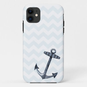 Capa Para iPhone Da Case-Mate Caso do iPhone 5 de Chevron e de âncora