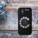 Capa Para iPhone Da Case-Mate Caso do iPhone 5 de Discagem Rotação Preta<br><div class="desc">Este estranho caso do iPhone 5 Rotação Rotação de Telefone Negro traz um gosto dos velhos tempos.</div>