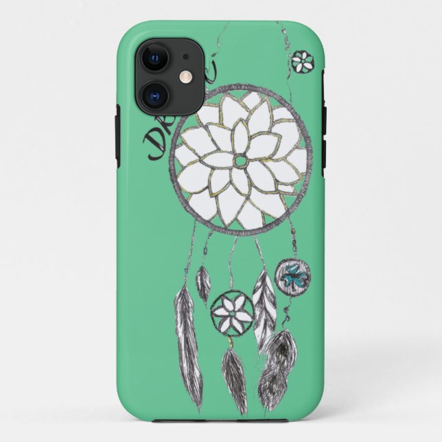 Capa Para iPhone Da Case-Mate Caso do iPhone 5 de DreamCatcher da cerceta (Verso)