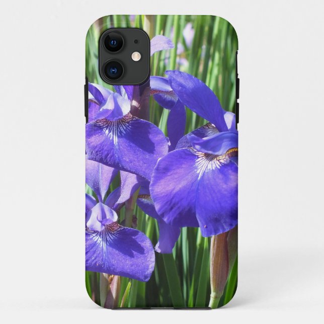 Capa Para iPhone Da Case-Mate Caso do iPhone 5 de Irrises Roxos (Verso)
