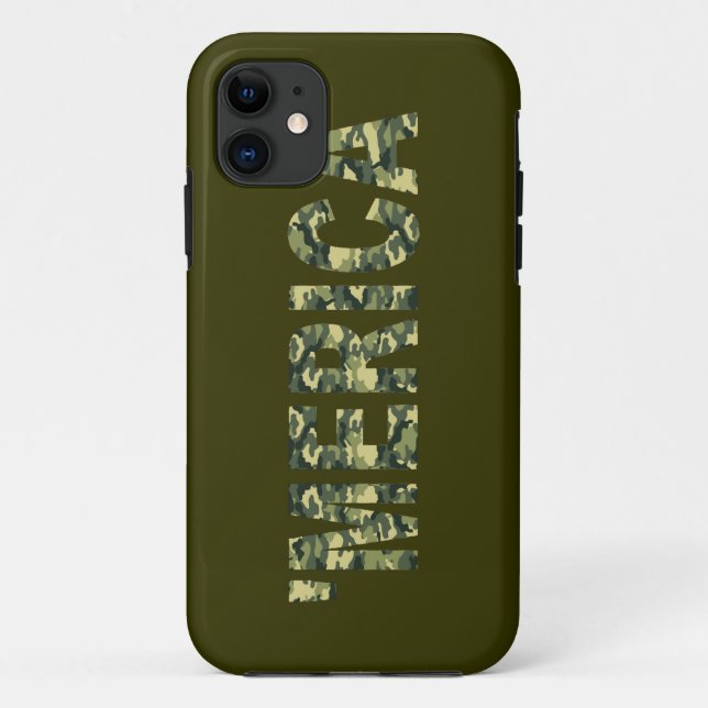 Capa Para iPhone Da Case-Mate 'Caso do iPhone 5 de MERICA Camo (Verso)