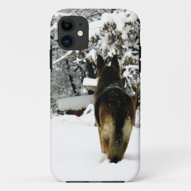 Capa Para iPhone Da Case-Mate Caso do iPhone 5 do german shepherd (Verso)