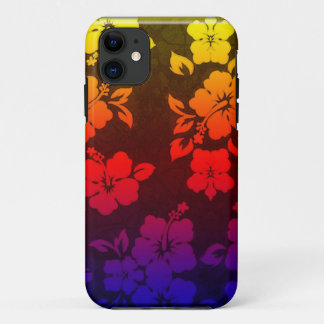 Capa Para iPhone Da Case-Mate Caso do iphone 5 do hibiscus do arco-íris