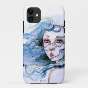 Capa Para iPhone Da Case-Mate Caso do iPhone 5 do retrato da aguarela do "lírio