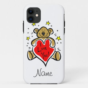 Capa Para iPhone Da Case-Mate Caso do iPhone 5 do urso de ursinho eu te amo