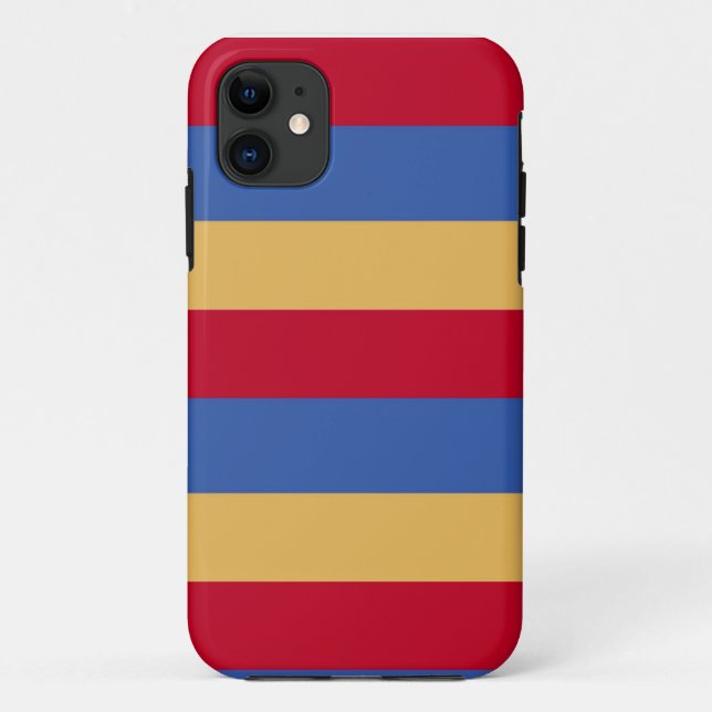 Capa Para iPhone Da Case-Mate Caso do iPhone 5 vermelho, azul e laranja (Verso)