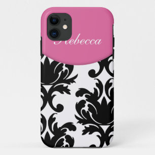 Capa Para iPhone Da Case-Mate Caso do iPhone 5S do monograma do damasco