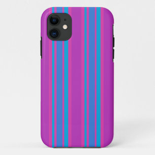 Capa Para iPhone Da Case-Mate Caso do iPhone 5s: Magenta e faixas azuis brilhant