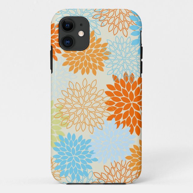 Capa Para iPhone Da Case-Mate caso do iPhone 6/6S -- Laranja & azul (Verso)