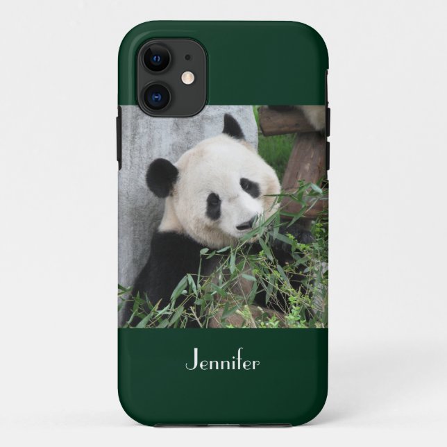 Capa Para iPhone Da Case-Mate Caso do iPhone SE/5/5s Giant Panda Green Fundo (Verso)