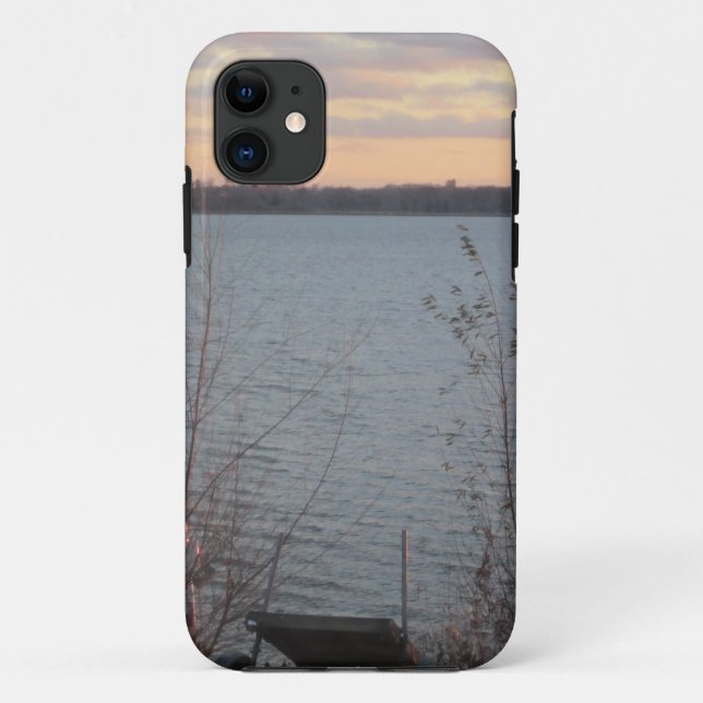 Capa Para iPhone Da Case-Mate Caso do Lake Shore Sunset iPhone 5 (Verso)