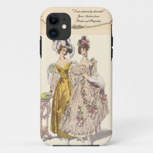 Capa Para iPhone Da Case-Mate Caso do orgulho e do preconceito de Jane Austen