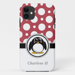Capa Para iPhone Da Case-Mate Caso do Penguin Red Assorted Bolinhas iPhone 5