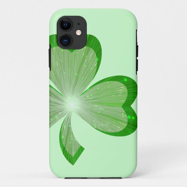 Capa Para iPhone Da Case-Mate Caso do Shamrock Green Side iPhone 5 (Verso)
