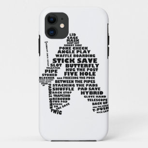 Capa Para iPhone Da Case-Mate Caso do telemóvel da tipografia do Goalie do