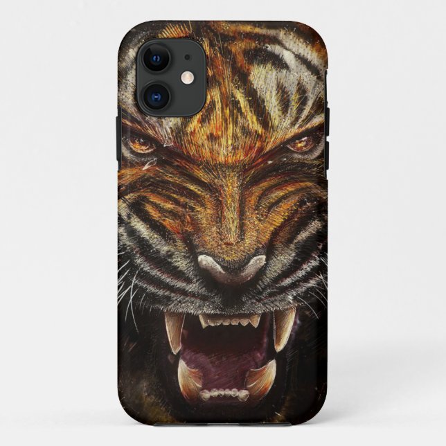 Capa Para iPhone Da Case-Mate Caso do Tiger iPhone 5/5s (Verso)