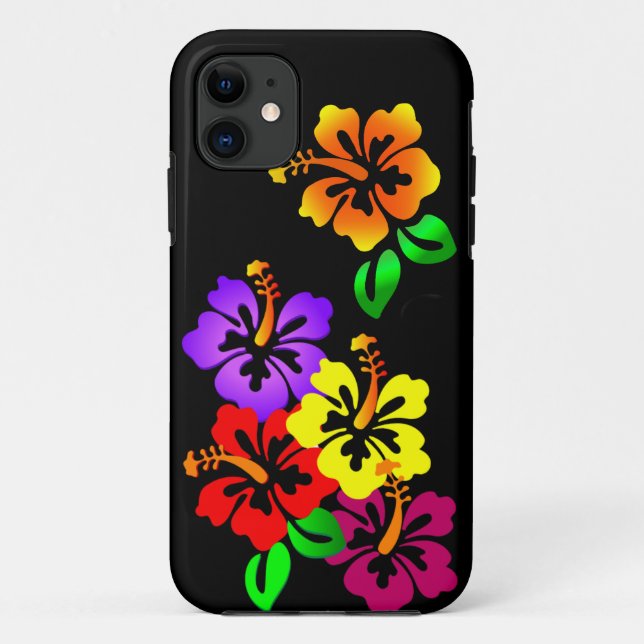 Capa Para iPhone Da Case-Mate Caso floral do iPhone 5 do hibiscus (Verso)