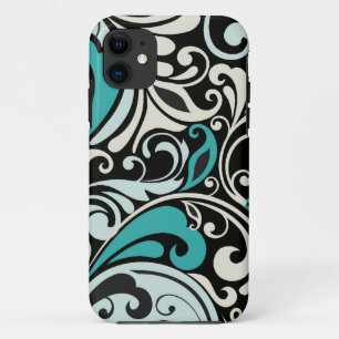 Capa Para iPhone Da Case-Mate Caso floral do iPhone 5 dos redemoinhos de