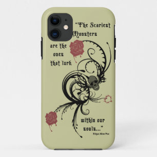 Capa Para iPhone Da Case-Mate Caso gótico assustador do iPhone 5 das citações