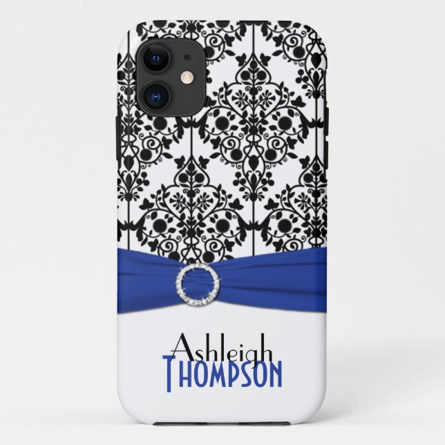 Capa Para iPhone Da Case-Mate Caso iPhone 5 Azul, Preto, Branco (Verso)