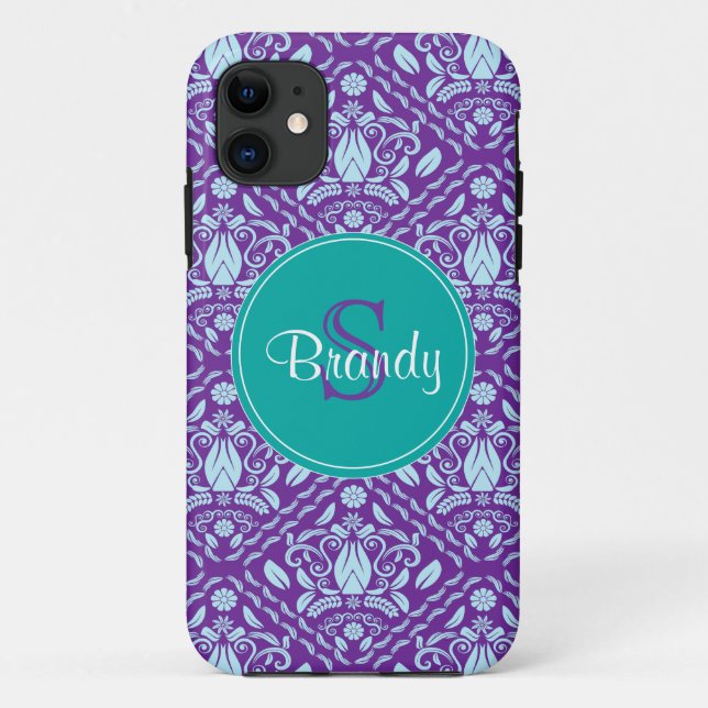 Capa Para iPhone Da Case-Mate Caso iPhone 5 Azul, Roxo, Verde Teal (Verso)