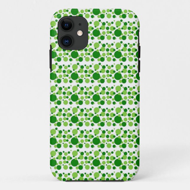 Capa Para iPhone Da Case-Mate Caso iPhone 5 da Bolinhas Verde (Verso)