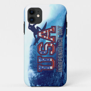 Capa Para iPhone Da Case-Mate Caso iPhone 5 do Dia de Independência de Surfer no