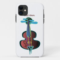 Caso lunático do iPhone 5 do violino