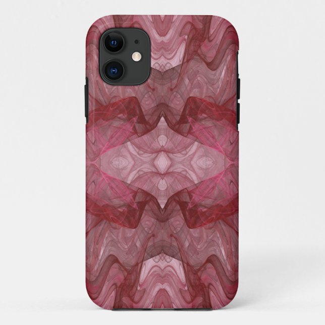 Capa Para iPhone Da Case-Mate Caso-Mate Red Fractal iPhone 5 Mal Ali (Verso)
