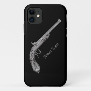 Capa Para iPhone Da Case-Mate Caso pessoal do iPhone 5 da pistola antiga