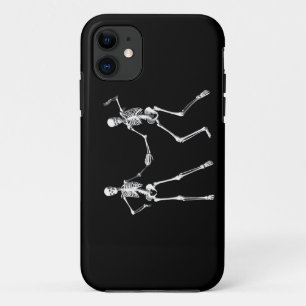 Capa Para iPhone Da Case-Mate Caso retro de dança do iPhone 5 dos esqueletos