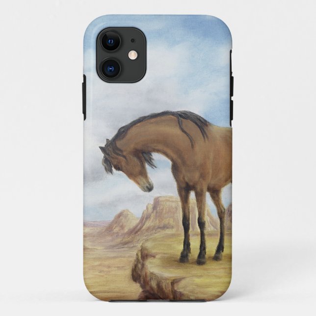 Capa Para iPhone Da Case-Mate Caso solitário do iPhone 5 do mustang (Verso)