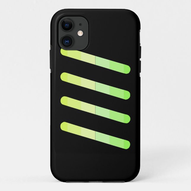Capa Para iPhone Da Case-Mate Caso verde-amarelo de Iphone 5/5s (Verso)