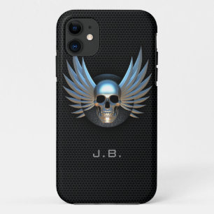 Capa Para iPhone Da Case-Mate Caso voado azul do iPhone 5 do crânio