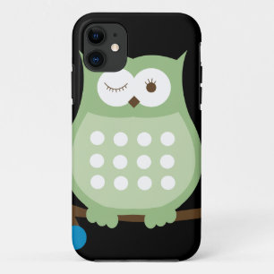 Capa Para iPhone Da Case-Mate Caso Winking Owl iPhone 5 (Verde)