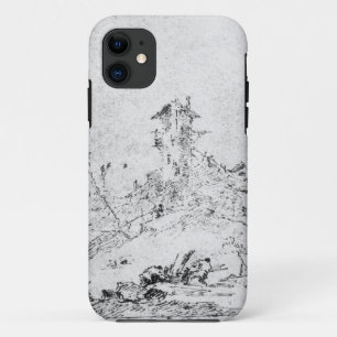 Capa Para iPhone Da Case-Mate Castel Cogolo por Andar um Trento (caneta & tinta