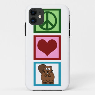 Capa Para iPhone Da Case-Mate Castores do amor da paz